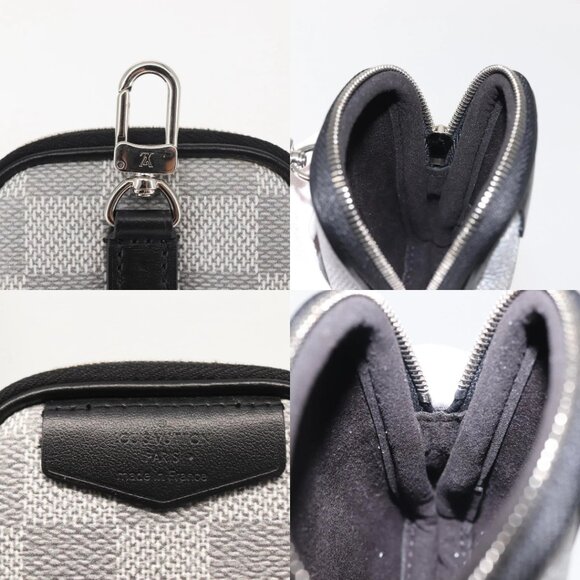 LOUIS VUITTON Damier Graffiti 3D Modular Pouch Gray N60447 LV Auth 143172 - Picture 14 of 14
